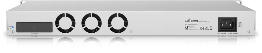 Ubiquiti UniFi USW-EnterpriseXG-24 24x 100M/1G/2.5G/ 5G/10G Multi-Gigabit LAN 2xSFP28 port L3 menedzselhető switch