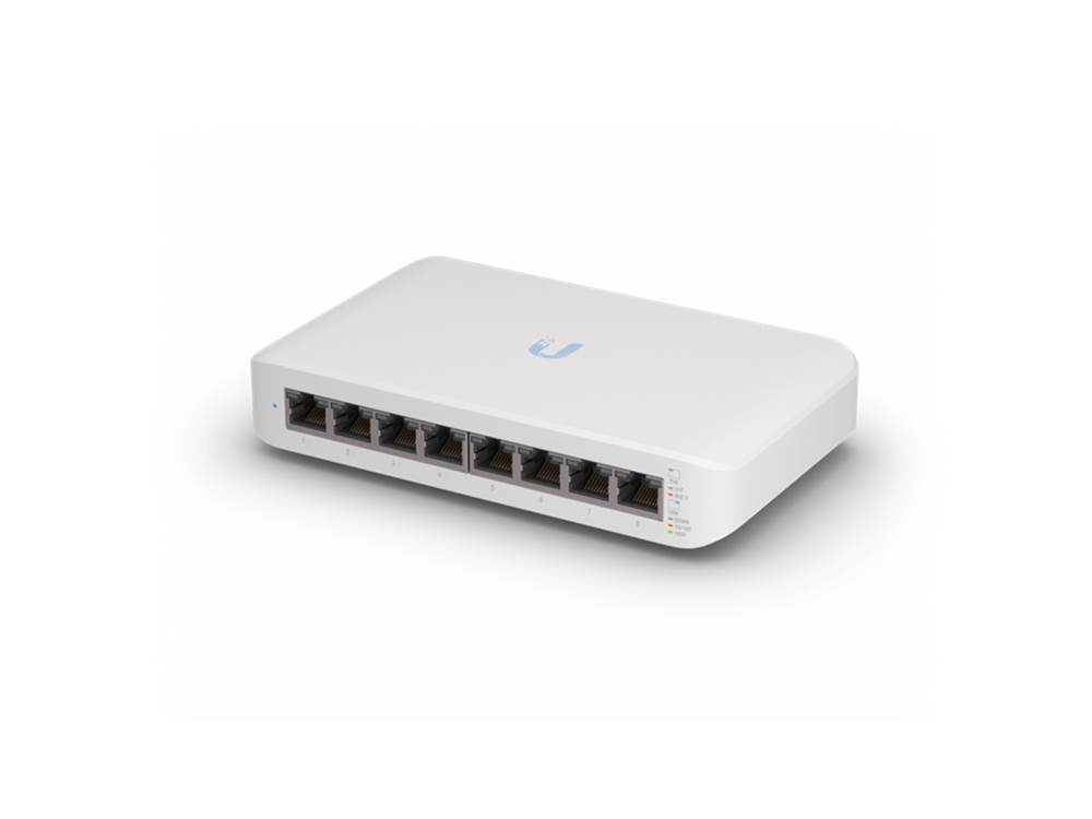 Ubiquiti UniFi USW-Lite-8-PoE 8port GbE LAN 4x PoE+ (52W) L2 menedzselhető switch