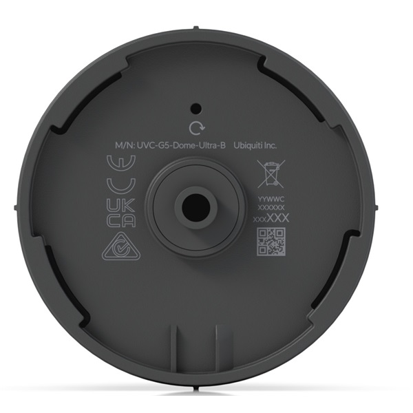 Ubiquiti UniFi UVC-G5-Dome-Ultra-B UniFi beltéri fekete 4MP 2K IP kamera