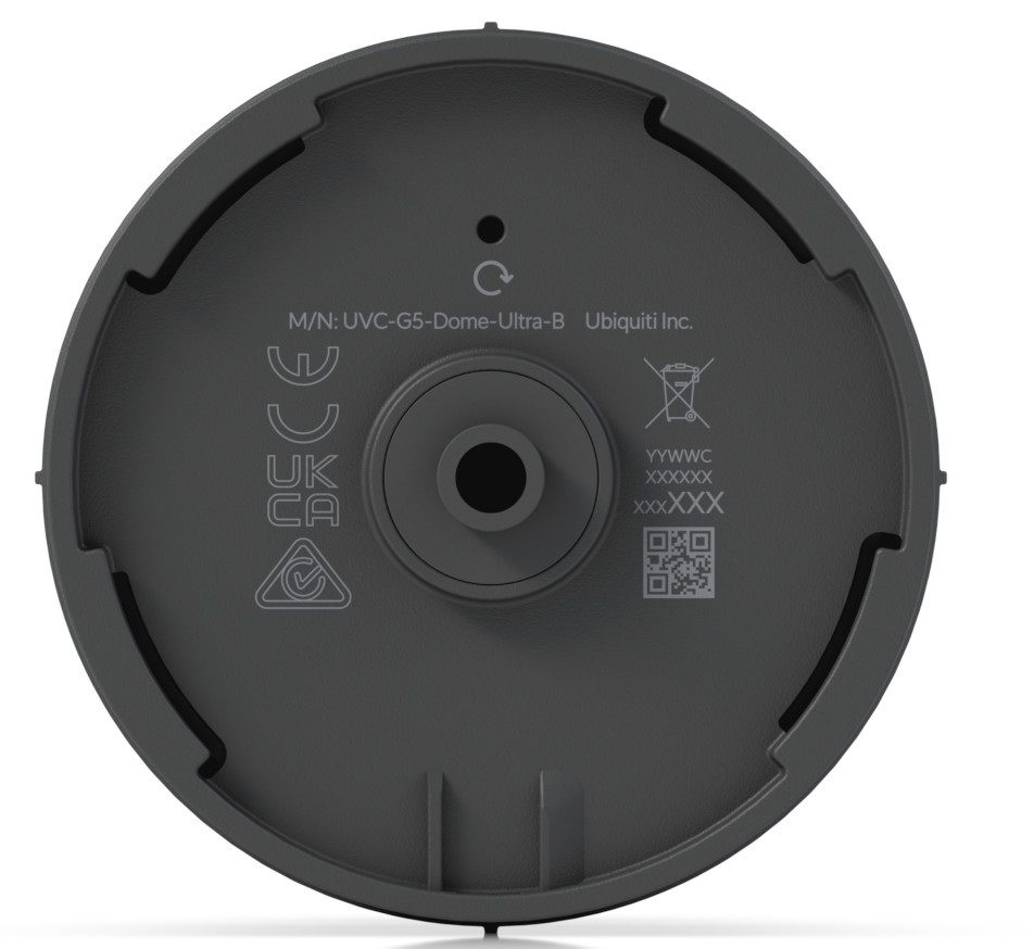 Ubiquiti UniFi UVC-G5-Dome-Ultra-B UniFi beltéri fekete 4MP 2K IP kamera