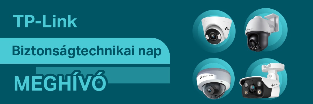 Új fiú a Grundon! Jól ismert márka az IP kamerák piacán! Biztonságtechnikai nap a TP-Link-el!