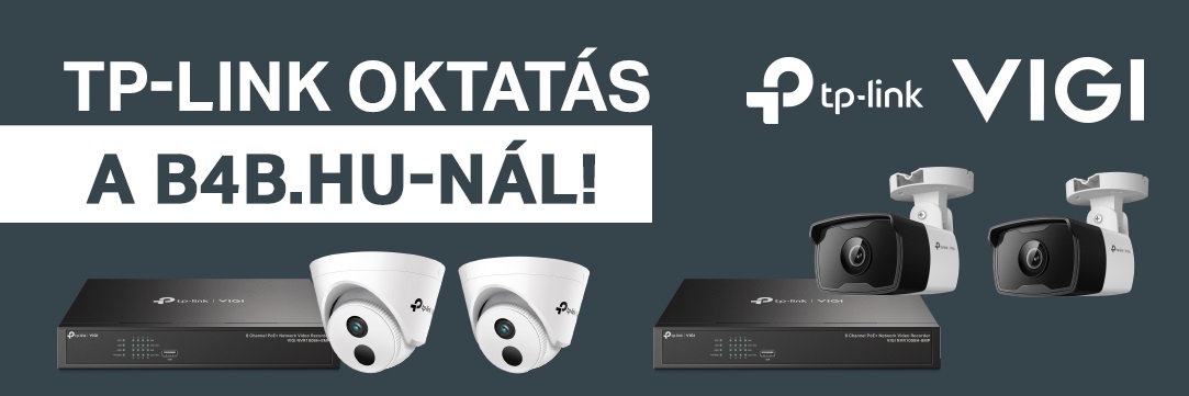 Új fiú a Grundon! Jól ismert márka az IP kamerák piacán! VIGI oktatás a B4B-nél!