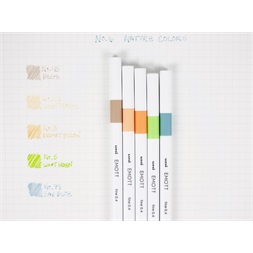 Uni Emott No.6 Nature Colors 5db-os vegyes színű tűfilc készlet