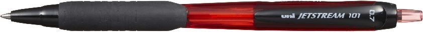 Uni Jetstream SXN-101 0,7 N piros nyomógombos rollerirón