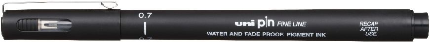 Uni PIN 0,7 mm fekete rajzmarker