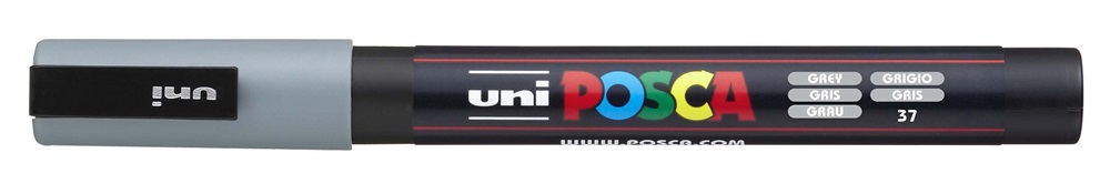 Uni POSCA PC-3M szürke marker