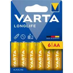 VARTA 4106101736 Longlife AA elem 6db/bliszter
