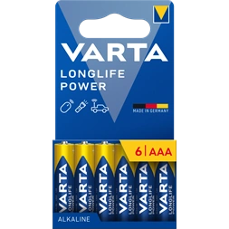 VARTA 4903121746 Longlife Power AAA elem 6db/bliszter