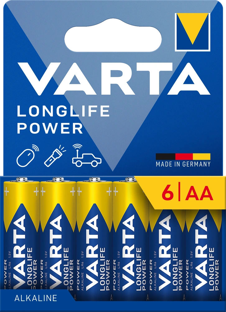 VARTA 4906121746 Longlife Power AA ceruzaelem 6db/bliszter