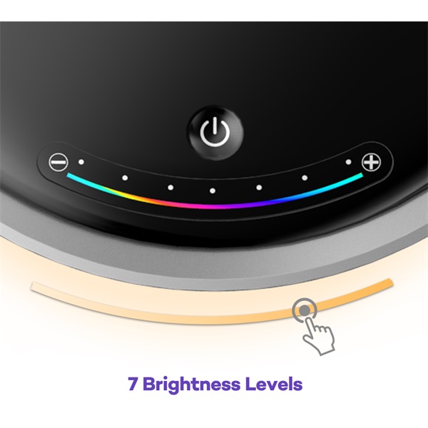 VAVA VA-CL005 fehér LED lámpa, vezeték nélküli töltővel