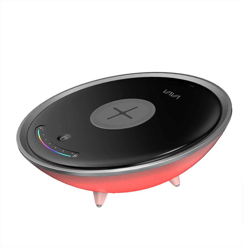 VAVA VA-CL005 fehér LED lámpa, vezeték nélküli töltővel