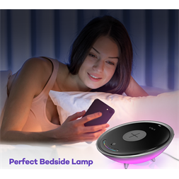 VAVA VA-CL005 fehér LED lámpa, vezeték nélküli töltővel