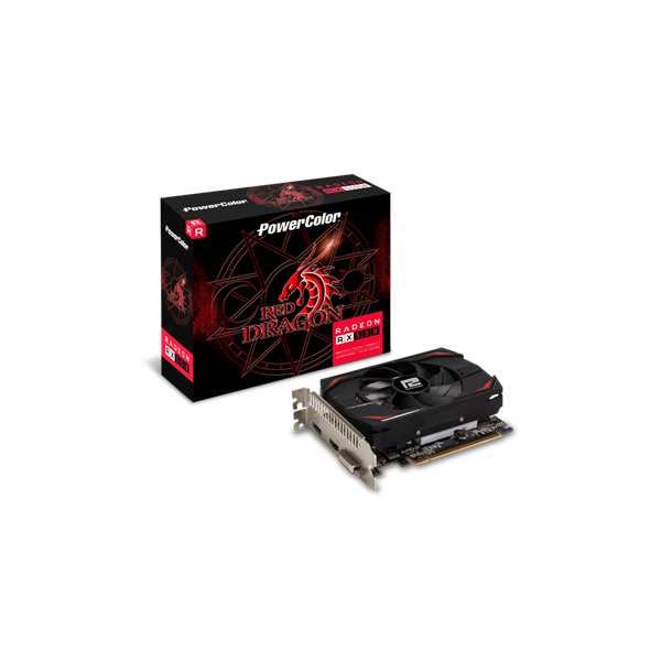 VGA PowerColor AMD RX 550 4GB GDDR5 - AXRX 550 4GBD5-DHV2/OC