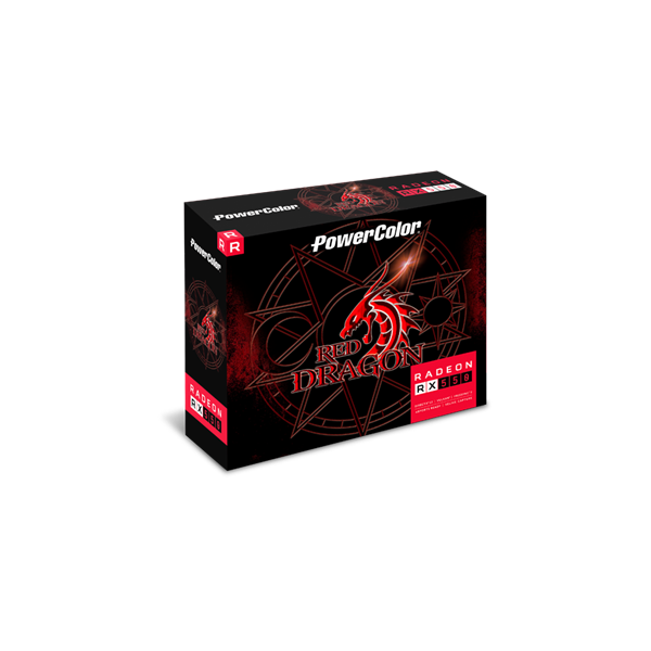 VGA PowerColor AMD RX 550 4GB GDDR5 - AXRX 550 4GBD5-DHV2/OC