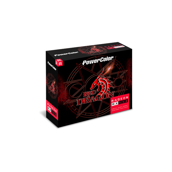 VGA PowerColor AMD RX 550 4GB GDDR5 - AXRX 550 4GBD5-DHV2/OC