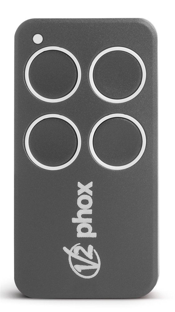 VIDUE PHOX4.433 távirányító 433 MHz gyári kóddal  (2-s kód), 4 csatornás ugrókódos