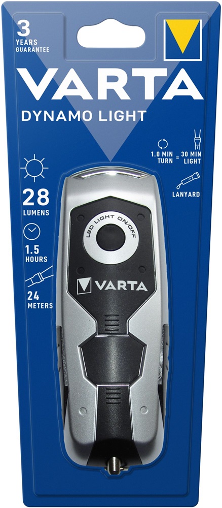 Varta 17680101401 DYNAMO dinamós LED elemlámpa (Újszerű)