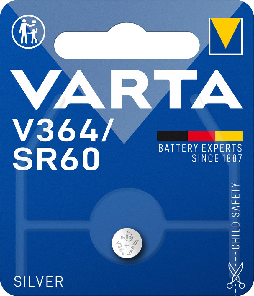 Varta 364101401 V364 ezüst gombelem