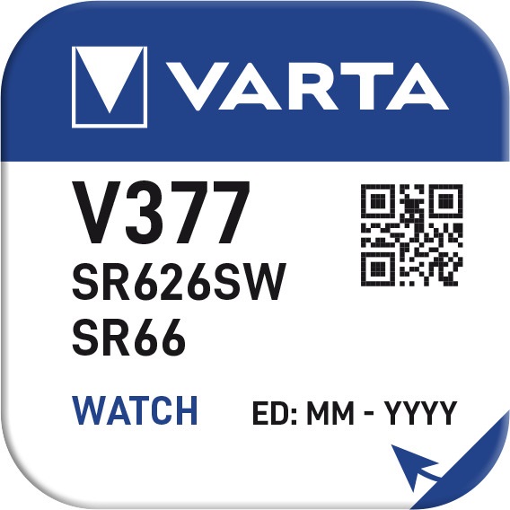 Varta 377101111 V377 (SR66) alkáli gombelem 10db/bliszter