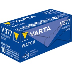 Varta 377101111 V377 (SR66) alkáli gombelem 10db/bliszter