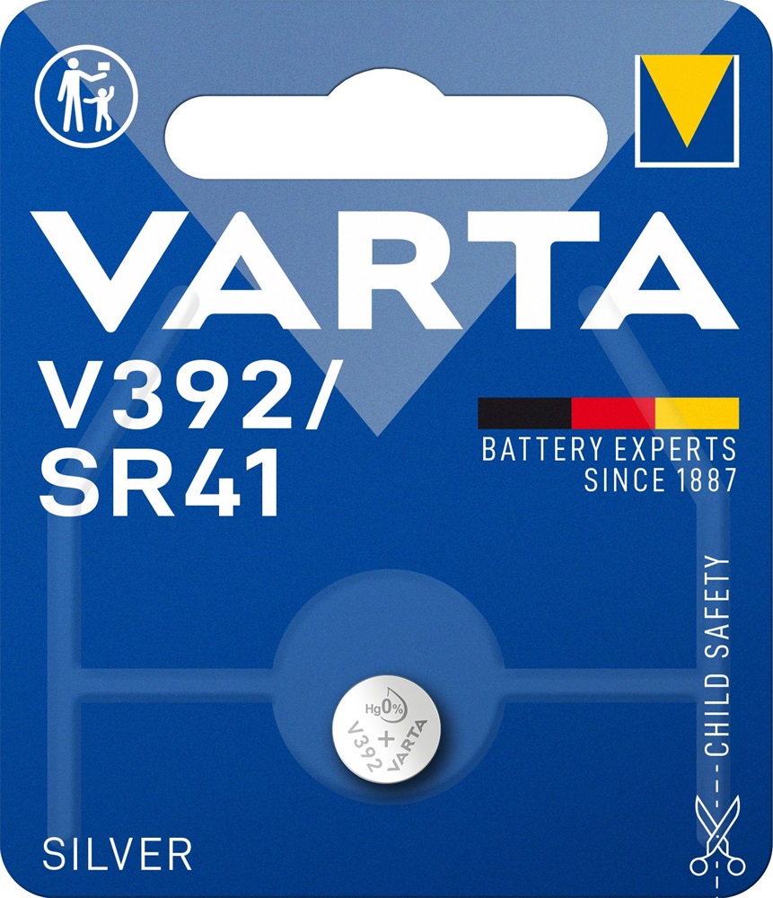 Varta 392101401 V392 (SR41) gombelem 1db/bliszter
