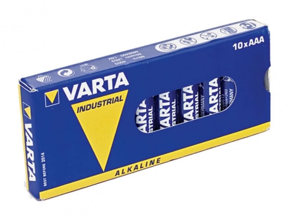 VARTA 4003211111 Industrial AAA (LR03) alkáli mikroceruza elem 10db/csomag