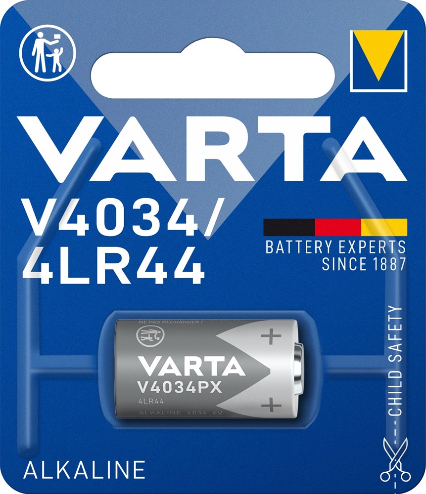 Varta 4034101401 V4034PX (4LR44) 6V alkáli fotó- és kalkulátorelem 1 db/bliszter