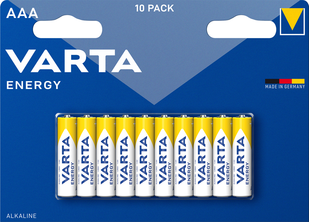 Varta 4103229491 Energy AAA (LR03) alkáli mikro ceruza elem 10db/bliszter