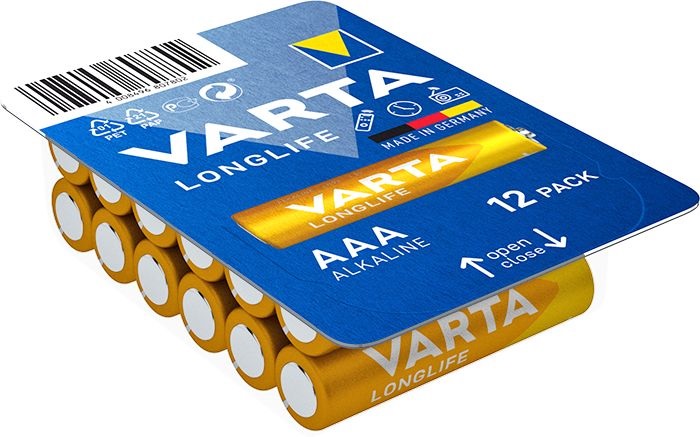 Varta 4103301112 Longlife AAA (LR03) mikro ceruza elem BigBox12 (Újszerű)