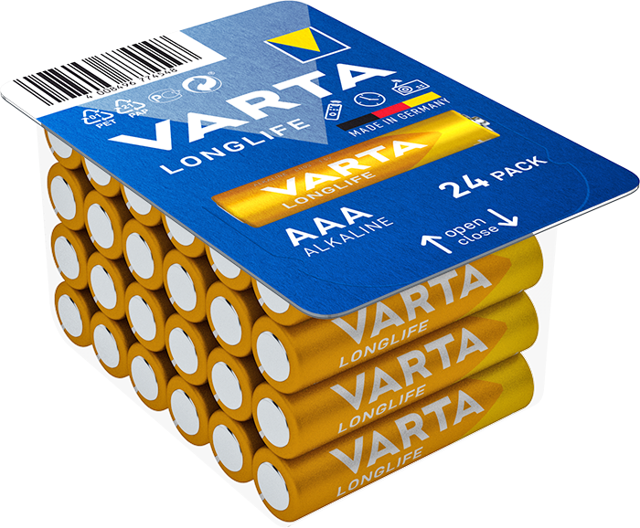Varta 4103301124 Longlife AAA (LR03) mikro ceruza elem BigBox24