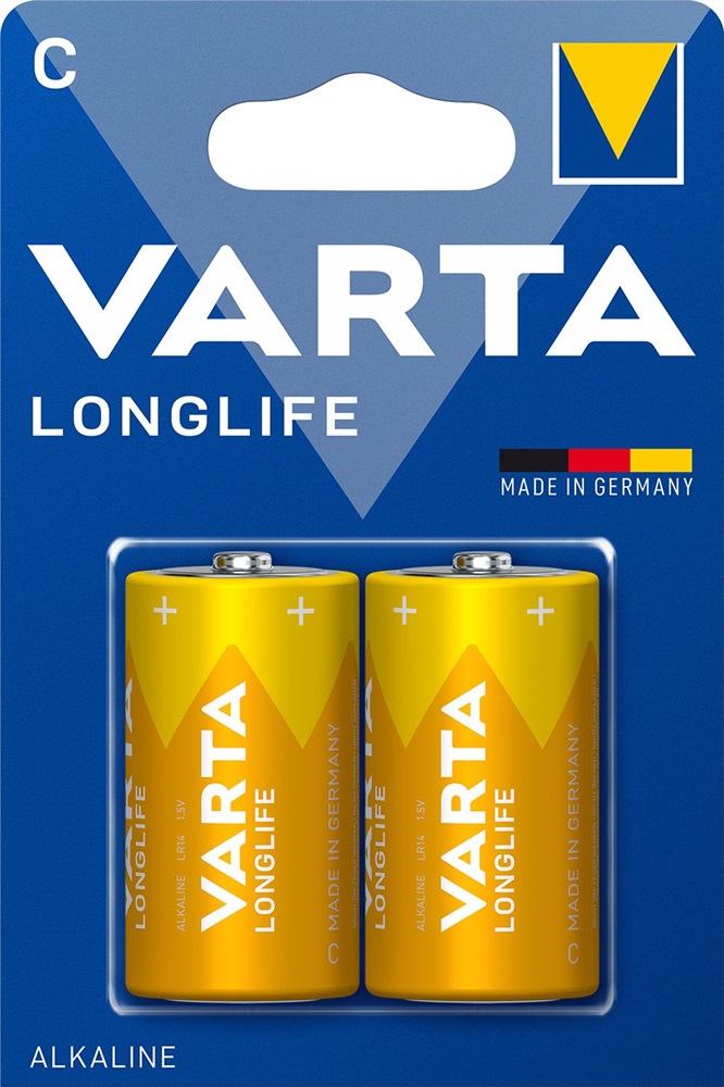 Varta 4114101412 Longlife Baby C (LR14) alkáli elem 2db/bliszter