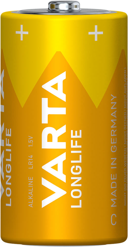 Varta 4114101422 Longlife bébi C (LR14) elem 2db/csomag (műanyagmentes csomagolás)