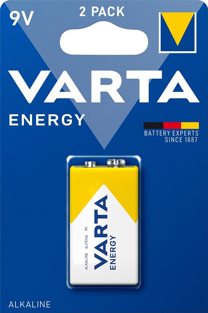 Varta 4122229411 Energy 9V (6RL61) alkáli elem 1db/bliszter