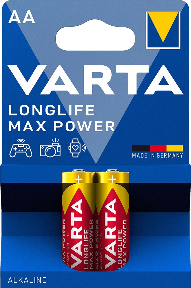 Varta 4706101412 Max Tech AA alkáli ceruza elem 2db/bliszter