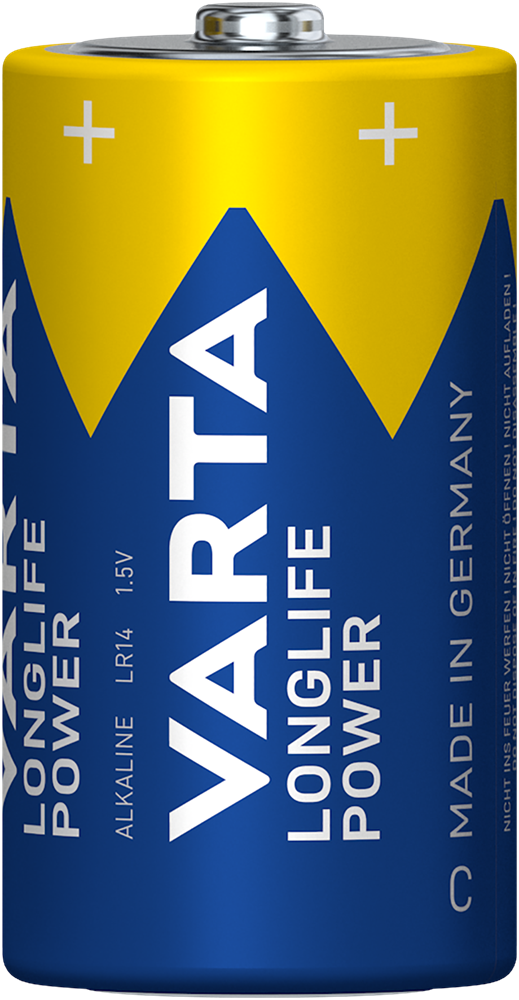 Varta 4914121422 Longlife Power bébi C (LR14) elem 2db/csomag (műanyagmentes csomagolás)