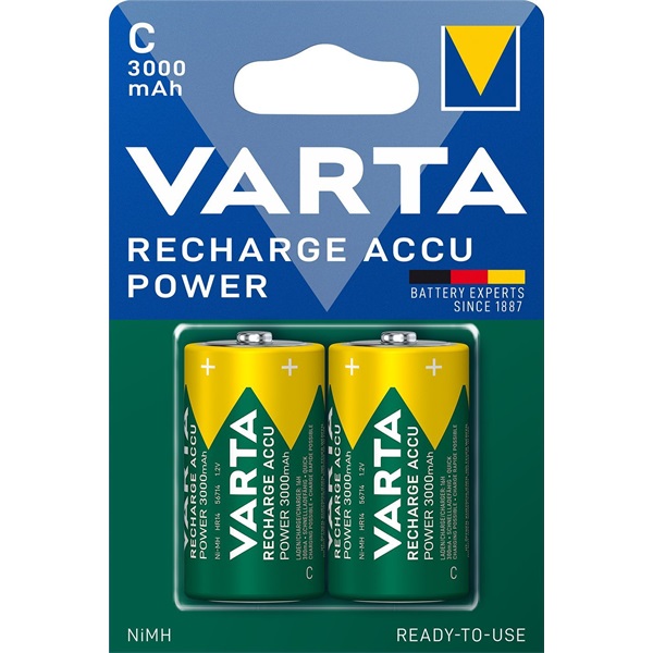 Varta 56714101402 Ready2Use C (HR14) 3000mAh baby akku 2db/bliszter (Újracsomagolt)