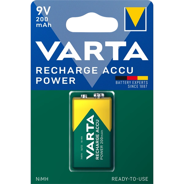 Varta 56722101401 Power Accu 1x9V 200 mAh R2U