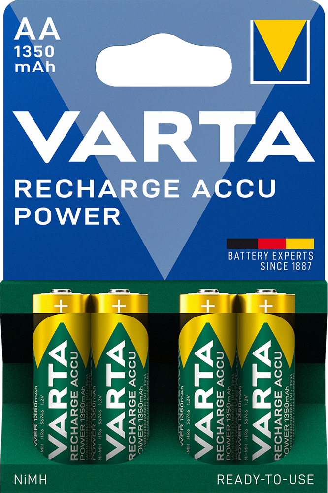 Varta 56746101404 Power AA 1350mAh ceruza akkumulátor 4db/bliszter