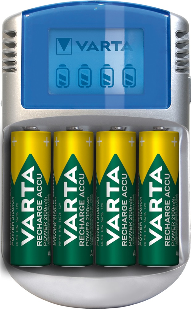 Varta 57070201451 LCD Töltő + 4x2600mAh Ready2use akkumulátor