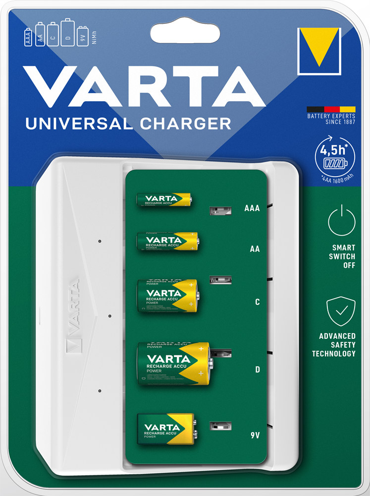 Varta 57658101401 Universal akkumulátor nélküli töltő