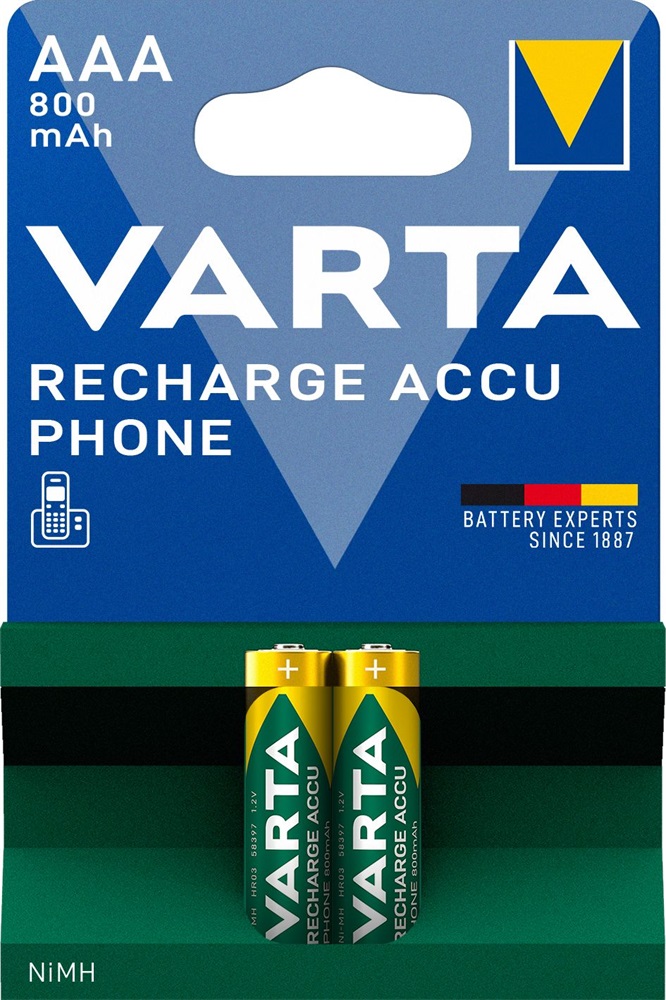 Varta 58398101402 Professional AAA (HR03) 800mAh telefon akku 2db/bliszter