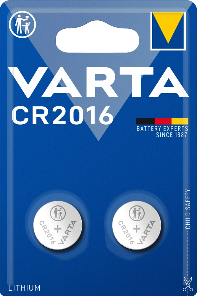 Varta 6016101402 CR2016 lítium gombelem 2db/bliszter
