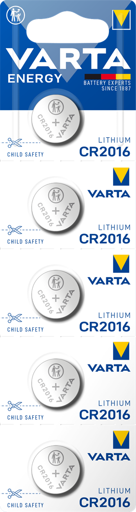 Varta 6016229405 Energy CR2016 lítium gombelem 5db/bliszter
