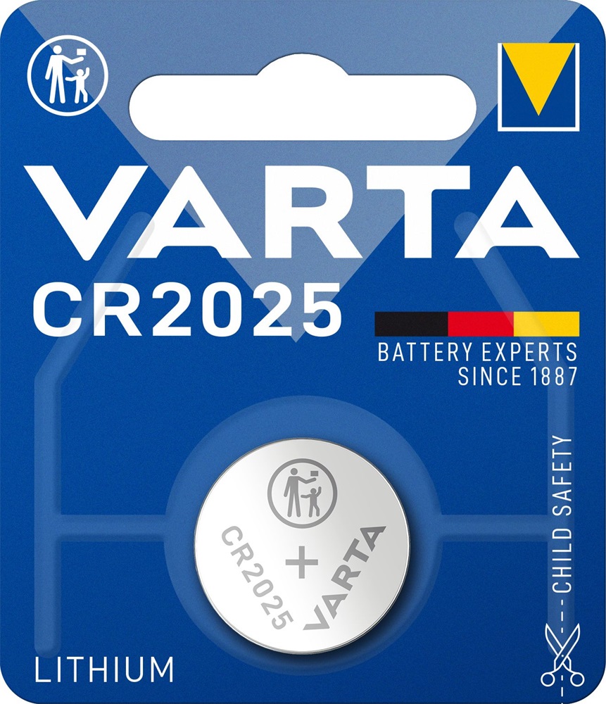 Varta 6025112401 CR2025  lítium gombelem 1db/bliszter