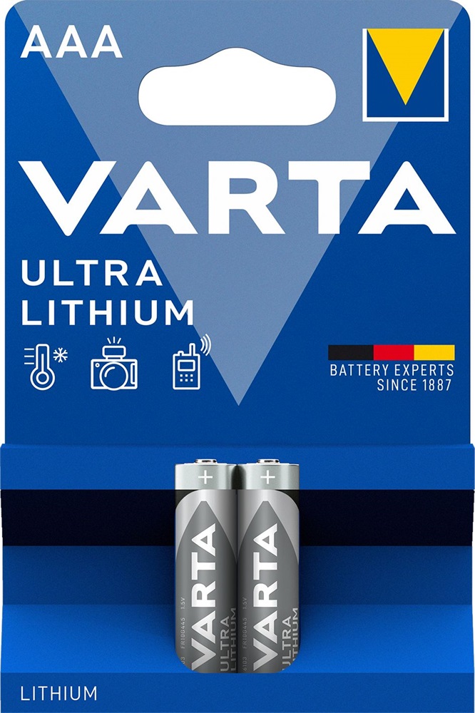 Varta 6103301402 Professional Lithium AAA (LR3) mikro ceruza elem 2db/bliszter