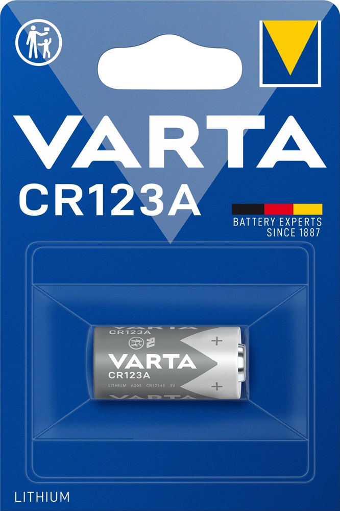 Varta 6205301401 CR123 lithium fotó elem 1db/bliszter