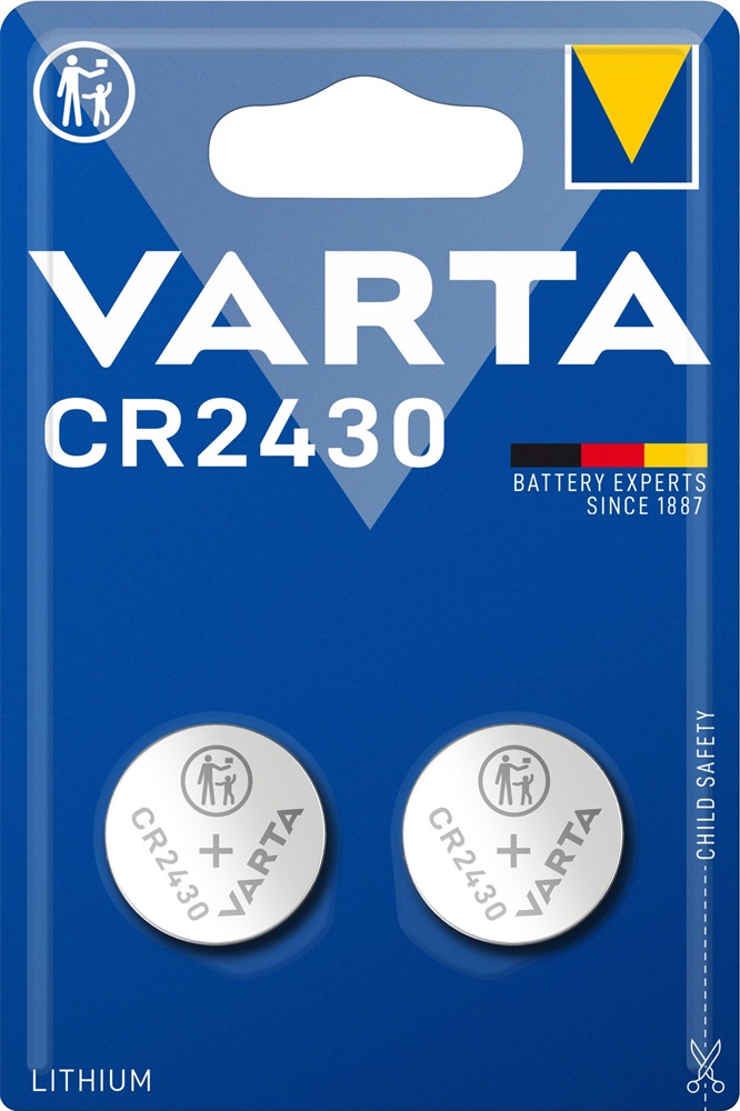 Varta 6430101402 CR2430 lítium gombelem 2db/bliszter