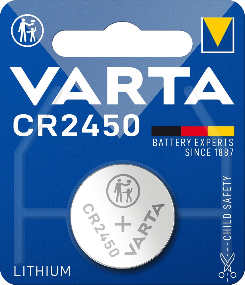 Varta 6450112401 CR2450 lithium gombelem 1db/bliszter