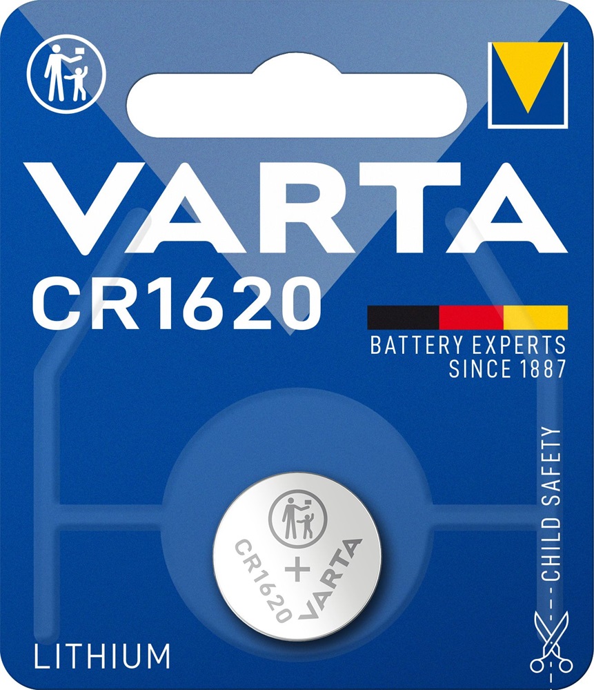 Varta 6620112401 CR1620 lítium gombelem 1db/bliszter