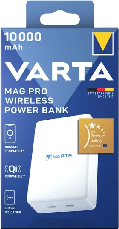 Varta Mag Pro Wireless vezeték nélküli 10.000mAh powerbank